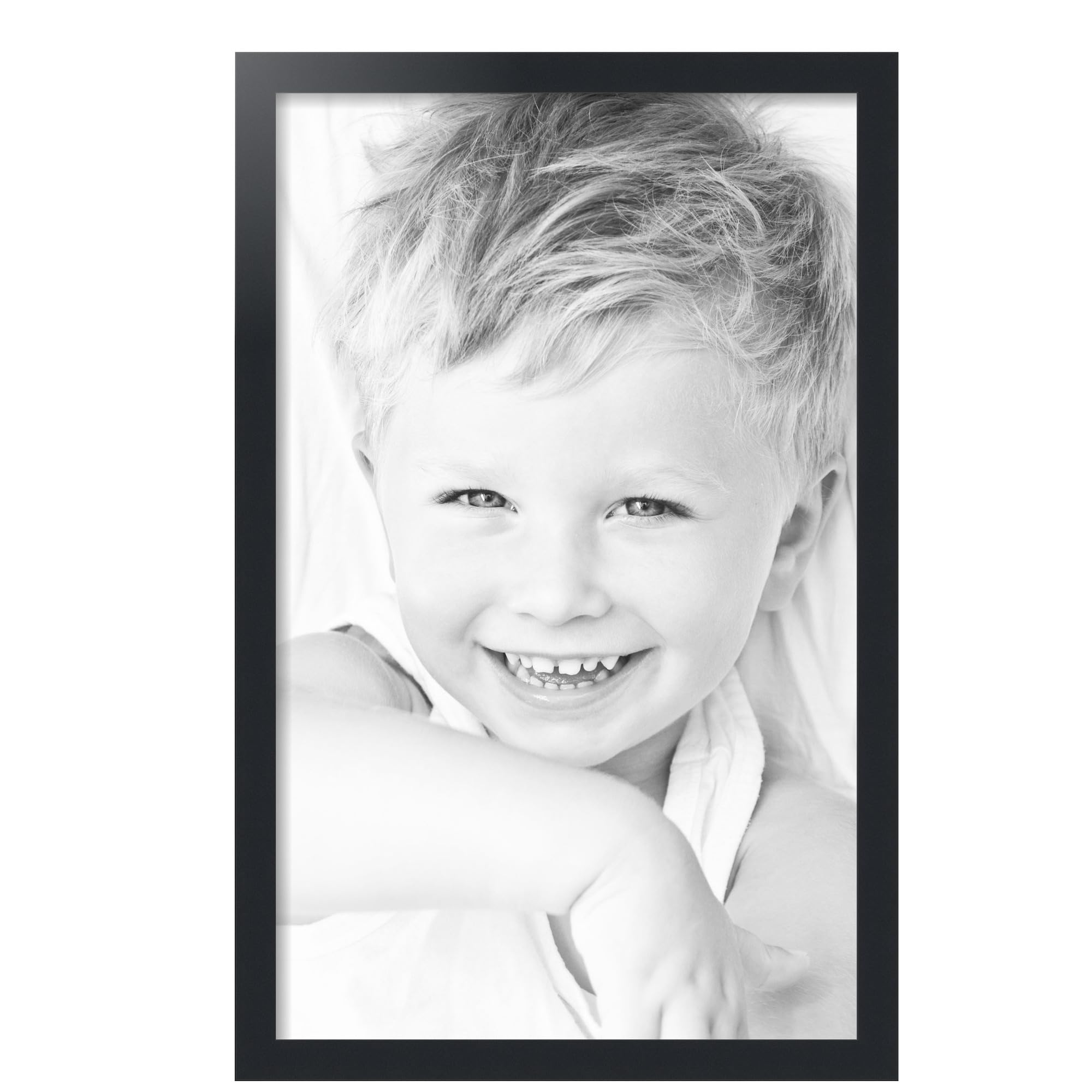 Amazon.com - ArtToFrames 18x29 inch Satin Black Picture Frame